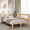 vidaXL Bookcase Bed without Mattress 120x190 cm Small Double Solid Wood Pine