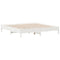 vidaXL Bookcase Bed without Mattress White 200x200 cm Solid Wood Pine