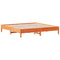 vidaXL Bookcase Bed without Mattress Wax Brown 180x200 cm Solid Wood Pine