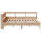 vidaXL Bookcase Bed without Mattress 140x200 cm Solid Wood Pine