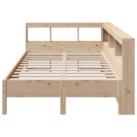 vidaXL Bookcase Bed without Mattress 120x200 cm Solid Wood Pine