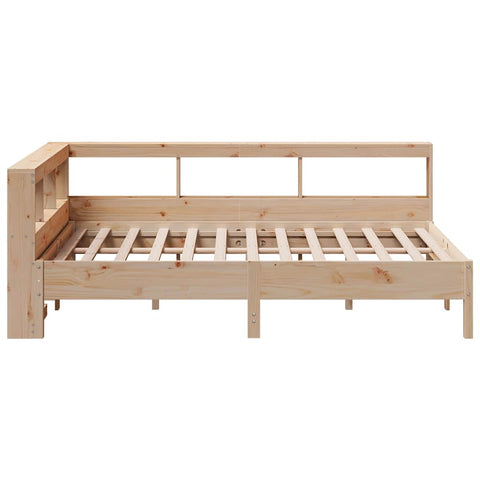 vidaXL Bookcase Bed without Mattress 120x200 cm Solid Wood Pine