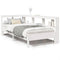 vidaXL Bookcase Bed without Mattress White 100x200 cm Solid Wood Pine