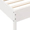 vidaXL Bookcase Bed without Mattress White 90x200 cm Solid Wood Pine