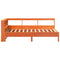 vidaXL Bookcase Bed without Mattress Wax Brown 90x190 cm Solid Wood Pine