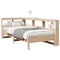 vidaXL Bookcase Bed without Mattress 75x190 cm Solid Wood Pine