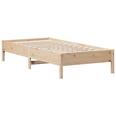 vidaXL Bookcase Bed without Mattress 75x190 cm Solid Wood Pine