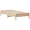vidaXL Bookcase Bed without Mattress 75x190 cm Solid Wood Pine