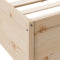 vidaXL Bookcase Bed without Mattress 200x200cm Solid Wood Pine