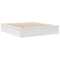 vidaXL Bookcase Bed without Mattress White 200x200cm Solid Wood Pine