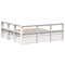 vidaXL Bookcase Bed without Mattress White 180x200cm Solid Wood Pine
