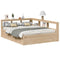vidaXL Bookcase Bed without Mattress 160x200cm Solid Wood Pine