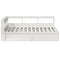 vidaXL Bookcase Bed without Mattress White 140x200cm Solid Wood Pine
