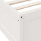 vidaXL Bookcase Bed without Mattress White 100x200cm Solid Wood Pine