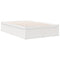 vidaXL Bookcase Bed without Mattress White 140x190cm Solid Wood Pine