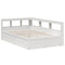 vidaXL Bookcase Bed without Mattress White 120x190cm Solid Wood Pine