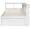 vidaXL Bookcase Bed without Mattress White 90x190cm Solid Wood Pine