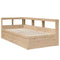 vidaXL Bookcase Bed without Mattress 75x190cm Solid Wood Pine