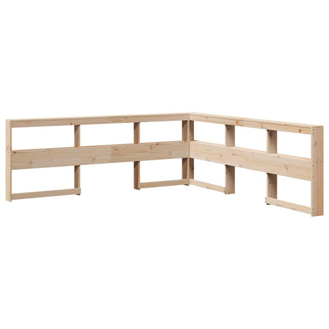 vidaXL Bookcase Bed without Mattress 200x200cm Solid Wood Pine
