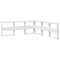 vidaXL Bookcase Bed without Mattress White 200x200cm Solid Wood Pine