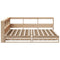 vidaXL Bookcase Bed without Mattress 160x200cm Solid Wood Pine