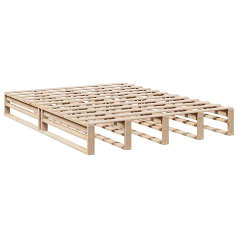vidaXL Bookcase Bed without Mattress 160x200cm Solid Wood Pine
