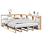 vidaXL Bookcase Bed without Mattress 160x200cm Solid Wood Pine