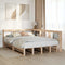 vidaXL Bookcase Bed without Mattress 140x200cm Solid Wood Pine