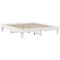 vidaXL Bookcase Bed without Mattress White 180x200cm Solid Wood Pine