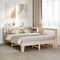 vidaXL Bookcase Bed without Mattress 160x200cm Solid Wood Pine