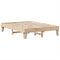 vidaXL Bookcase Bed without Mattress 160x200cm Solid Wood Pine