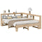 vidaXL Bookcase Bed without Mattress 160x200cm Solid Wood Pine