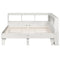 vidaXL Bookcase Bed without Mattress White 150x200cm Solid Wood Pine