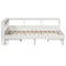 vidaXL Bookcase Bed without Mattress White 150x200cm Solid Wood Pine