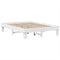 vidaXL Bookcase Bed without Mattress White 150x200cm Solid Wood Pine