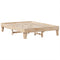 vidaXL Bookcase Bed without Mattress 140x200cm Solid Wood Pine