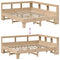 vidaXL Bookcase Bed without Mattress 140x200cm Solid Wood Pine