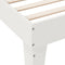 vidaXL Bookcase Bed without Mattress White 140x190cm Solid Wood Pine