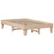 vidaXL Bookcase Bed without Mattress 135x190cm Double Solid Wood Pine