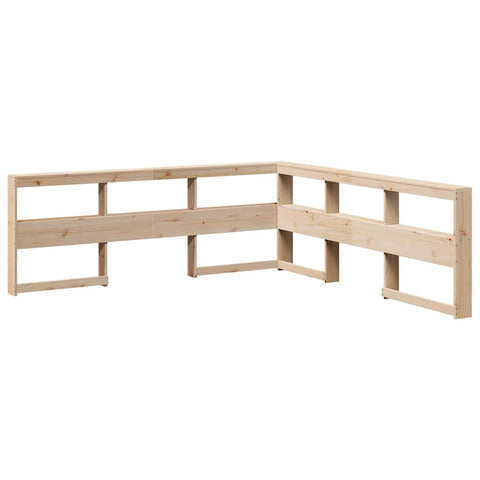 vidaXL Bookcase Bed without Mattress 135x190cm Double Solid Wood Pine