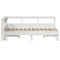 vidaXL Bookcase Bed without Mattress White 135x190cm Double Solid Wood Pine