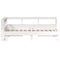 vidaXL Bookcase Bed without Mattress White 90x190cm Solid Wood Pine