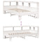 vidaXL Bookcase Bed without Mattress White 90x190cm Solid Wood Pine