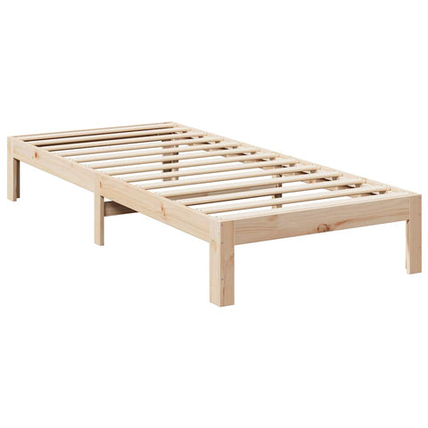 vidaXL Family Bed Frame No Mattress 240x200 cm Solid Wood Pine
