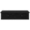 vidaXL Wall Shelf with Drawers Black 60x25x15 cm Engineered Wood