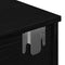 vidaXL Wall Shelf with Drawers Black 60x25x15 cm Engineered Wood