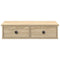 vidaXL Wall Shelf with Drawers Sonoma Oak 60x25x15 cm Engineered Wood