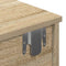 vidaXL Wall Shelf with Drawers Sonoma Oak 60x25x15 cm Engineered Wood