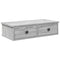 vidaXL Wall Shelf with Drawers Grey Sonoma 60x25x15 cm Engineered Wood