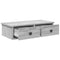 vidaXL Wall Shelf with Drawers Grey Sonoma 60x25x15 cm Engineered Wood